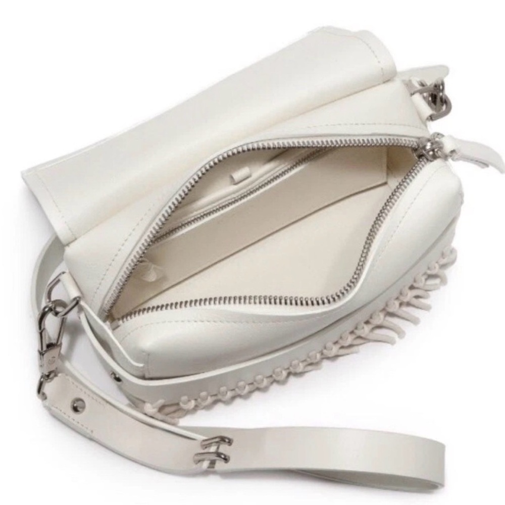 3.1 Phillip Lim Bianca Small Fringe Crossbody – Off White Leather - Picture 8 of 16